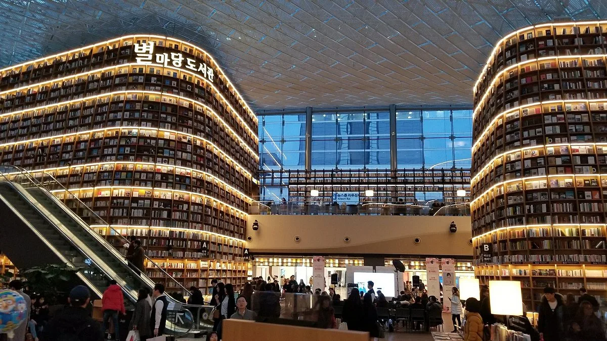 أبرز 7 مكتبات في كوريا الجنوبية