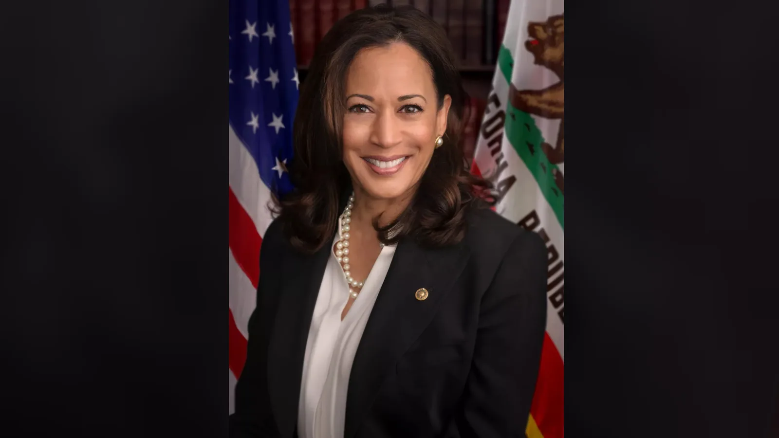 Kamala Harris photographed as a U.S. Senator in 2017.