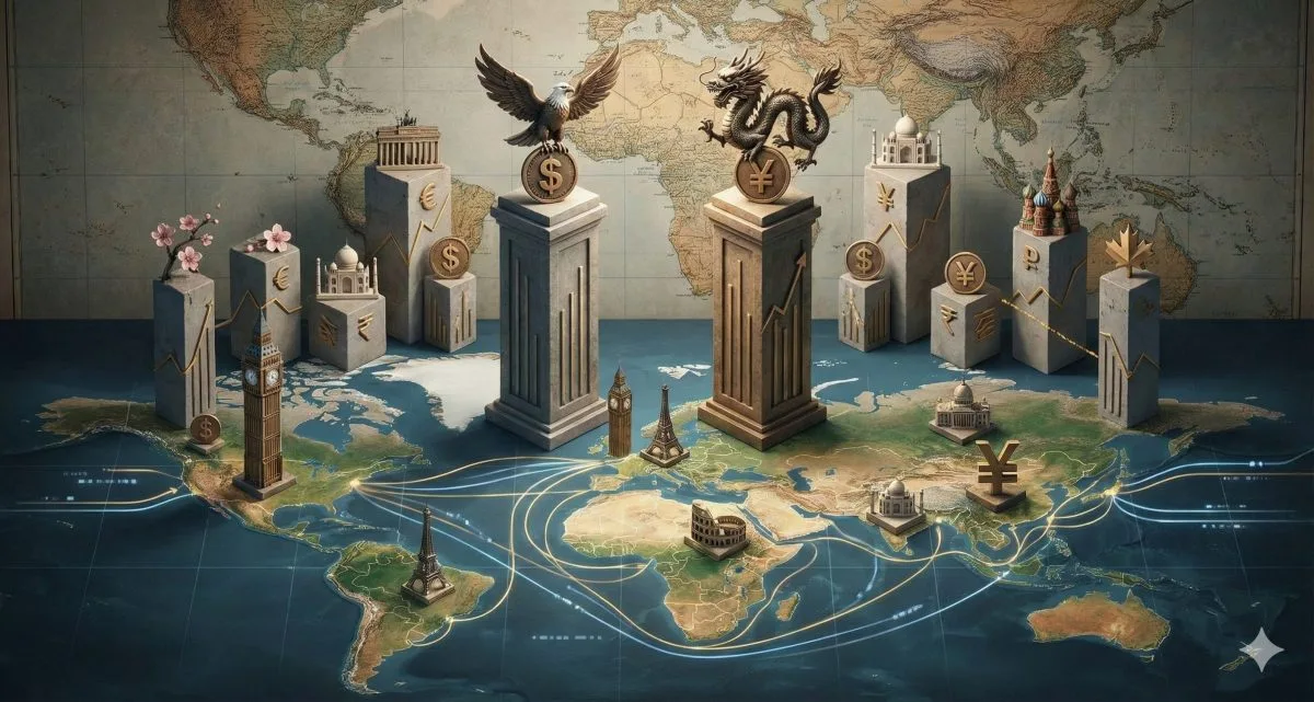 من يتصدر الاقتصاد العالمي؟ أقوى 10 اقتصادات في 2026