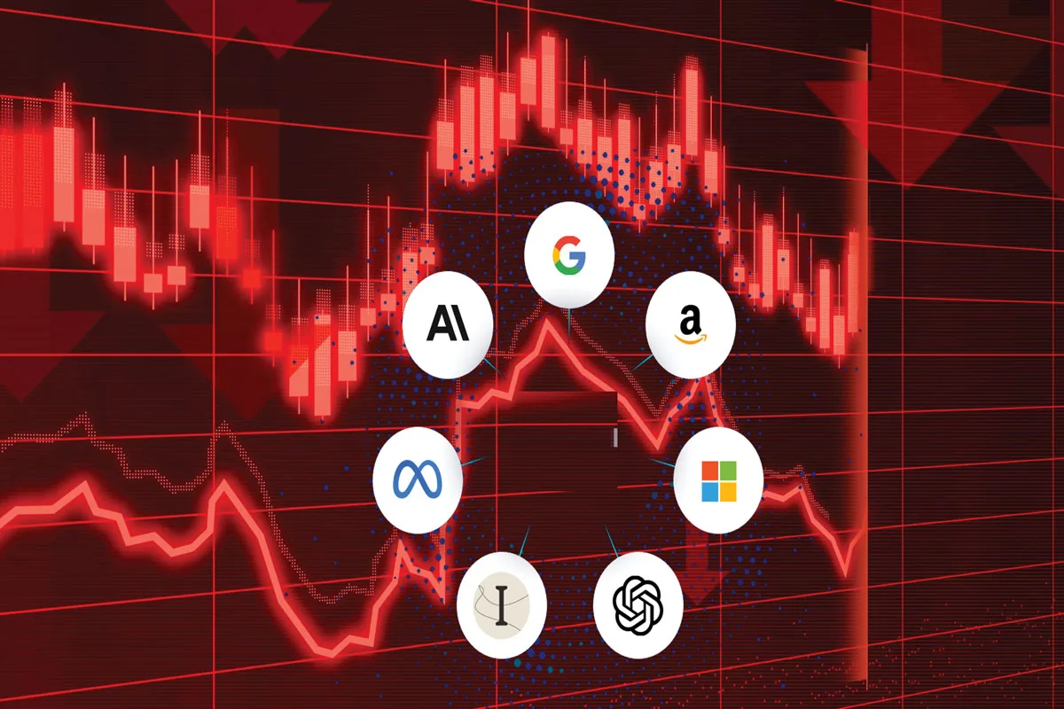 شركات الذكاء الاصطناعي تفقد 190 مليار دولار من قيمتها السوقية